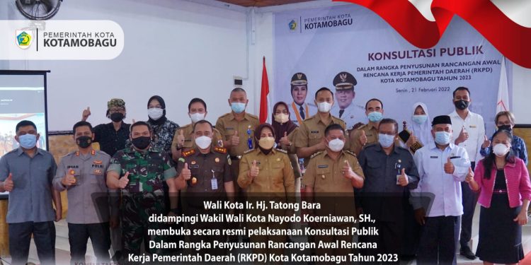 Wali Kota Tatong Bara Buka Pelaksanaan Konsultasi Publik Penyusunan RKPD