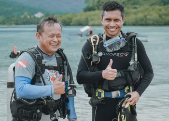 Kapolres Takjub dengan Keindahan Bawa Laut Bolsel