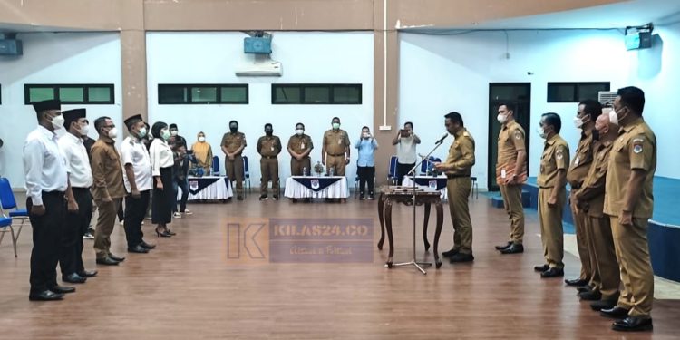 Bupati Boltim Lantik Lima Pejabat, Salah Satunya Kepala Dinas Pendidikan