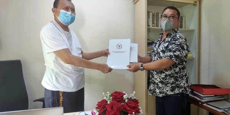 Aldo Nova Ratungalo Ketua DPRD Kota Bitung Apresiasi Perjuangan H2M di DPR RI