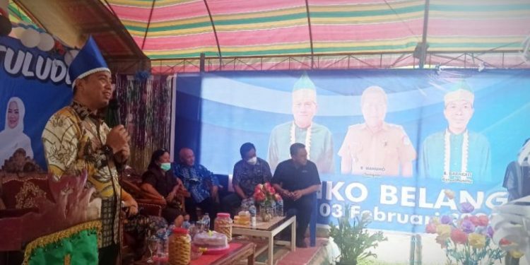 Bupati Boltim Hadiri Upacara Adat Tulude di Desa Jiko Belanga