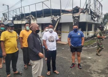 Pasca Kebakaran Mapolres Kotamobagu; Bupati Boltim Support Kapolres