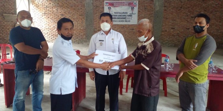 Pemdes Candirejo jadi Desa Pertama di Kecamatan Modayag yang Salurkan BLT DD di Tahun 2022