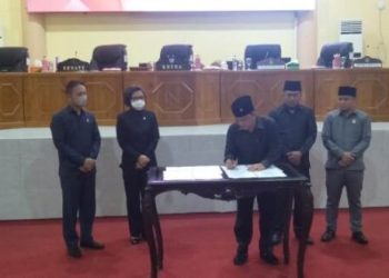 DPRD Bolmong Gelar Paripurna Usulan Pemberhentian Bupati dan Wakil Bupati Masa Jabatan 2017-2022