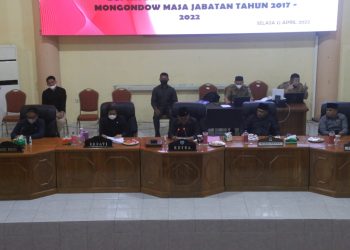 DPRD Bolmong Gelar Paripurna Usulan Pemberhentian Bupati dan Wakil Bupati