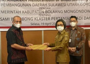 Pemkab Bolmong MoU dengan Bank SulutGo, Bantu Petani lewat KUR ‘Bohusami Bakobong dan Beternak’