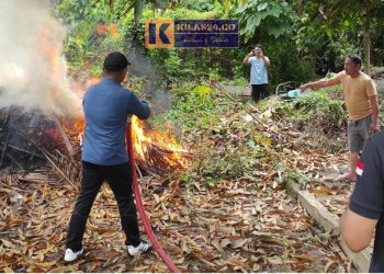 Dinas Satpolpp dan Damkar Edukasi Masyarakat Soal Pencegahan Kebakaran