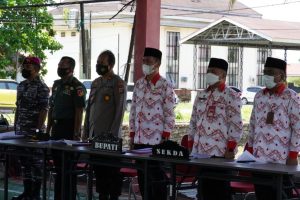 Bupati Iskandar Kamaru Pimpin Rakor Pelaksanaan Pilsang Serentak Mei Mendatang