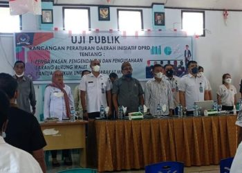 DPRD Boltim Gelar Uji Publik Ranperda