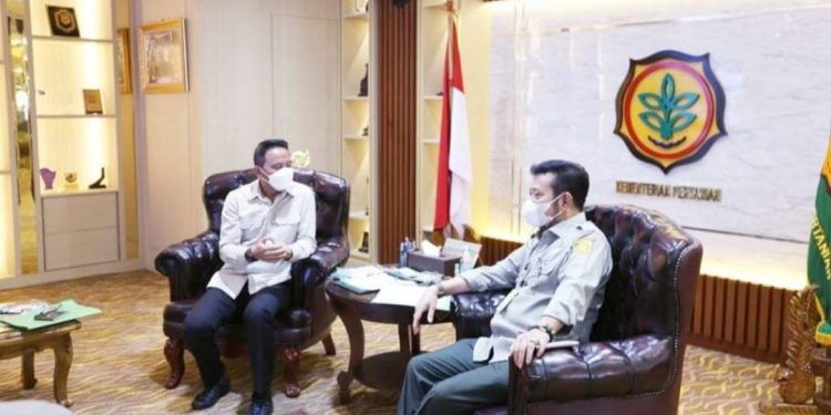 Bupati Boltim Lobi Anggaran ke Kementan