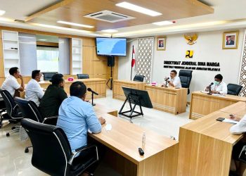 Bahas Pelebaran Jalan Boltim, Bupati SSM Temui Direktur Reservasi Jalan dan Jembatan Wilayah II Kementerian PUPR