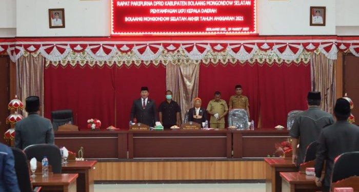 DPRD Bolsel Gelar Rapat Paripurna LKPj Kepala Daerah