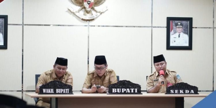 Usai Apel Perdana Pasca Idul FItri, Bupati dan Wabup Kumpul OPD Bahas Halal bihahal dan Pilsang