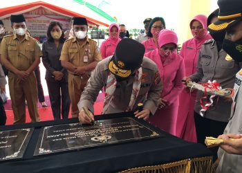 Kapolda Resmikan Mako Polres Bolsel Secara Langsung