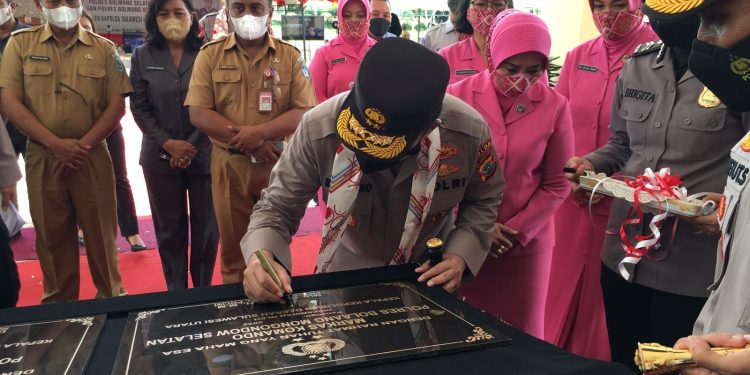 Kapolda Resmikan Mako Polres Bolsel Secara Langsung