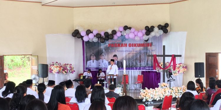 Pemkab Bolsel Gelar Paskah di Gereja Bukit Hermon Panango