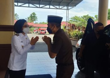 Bupati Yasti Sambut Kunker Kajari Kotamobagu