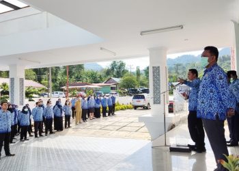 Apel Korpri di RSD Ambang Pratama, Bupati Tekankan Soal Profesionalisme Tenaga Medis