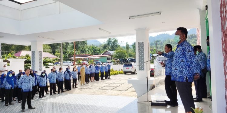 Apel Korpri di RSD Ambang Pratama, Bupati Tekankan Soal Profesionalisme Tenaga Medis