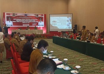 Rakor Pemprov Sulut, Wagup Steven Minta Pemkab Bolmong Percepat Revisi RTRW KIMong
