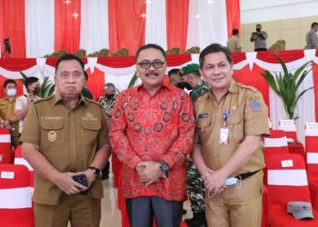Pj Bupati Bolmong Hadiri Kegiatan Menko Polhukam dan Mendagri