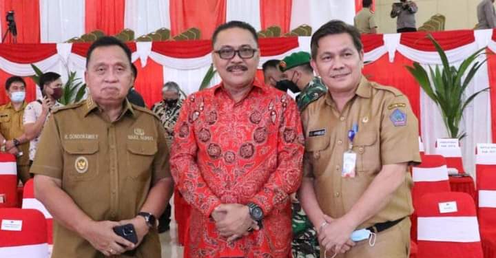 Pj Bupati Bolmong Hadiri Kegiatan Menko Polhukam dan Mendagri