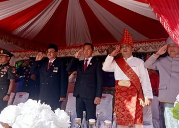 Bupati Boltim Hadiri Upacara HUT Kota Kotamobagu