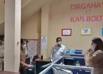 Pastikan Pelayanan pada Masyarakat Berjalan Baik, Bupati Boltim Lakukan Sidak