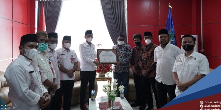 Bupati Bolsel Terima Kunjungan Pimpinan dan Anggota Bawaslu Provinsi Sulut