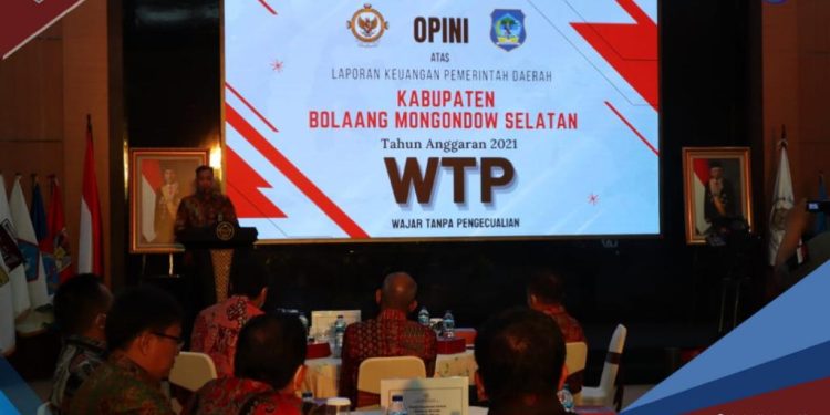8 Kali Berturut-turut Pemkab Bolsel Raih Opini WTP dari BPK RI