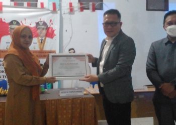 Sangadi Moyongkota Heny Eva Mamonto beri Apresiasi kepada KPID Sulut