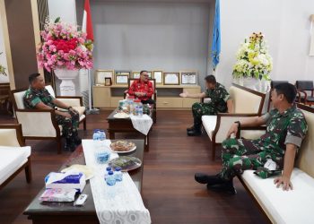 Pj Bupati Limi Mokodompit Terima Kunjungan Danrem 131 Santiago