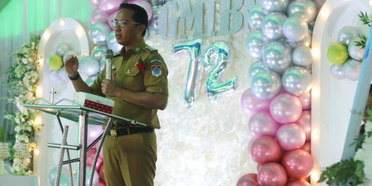 Bupati Boltim Hadiri HUT ke-72 GMIBM