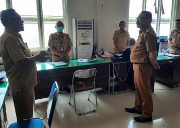 Pj Bupati Limi Mokodompit Sidak OPD