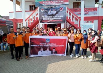 Peduli Kasih, Pemkab Bolsel Salurkan Bantuan Kemanusiaan Kepada Korban Bencana di Amurang Minsel