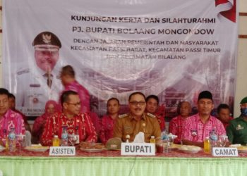 Kunker Perdana Bupati Limi Mokodompit di Kecamatan Passi Bersatu dan Bilalang