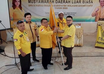 ADM Resmi Pimpin Golkar Bolmong, Terpilih Secara Aklamasi
