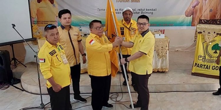 ADM Resmi Pimpin Golkar Bolmong, Terpilih Secara Aklamasi