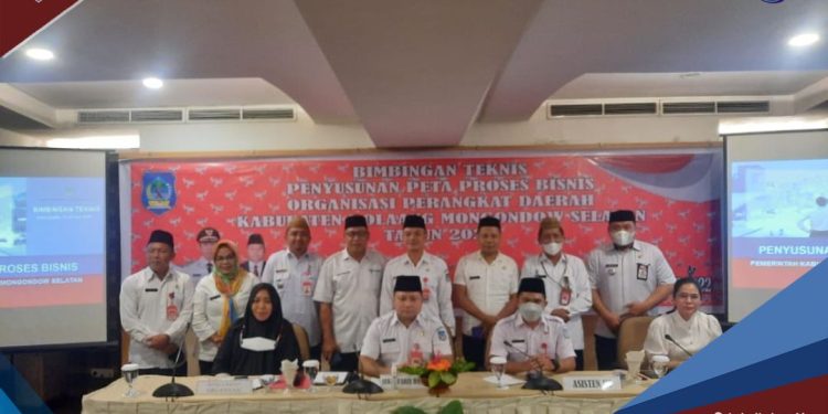 Sekda Bolsel Buka Bimtek Penyusunan Peta Proses Bisnis OPD