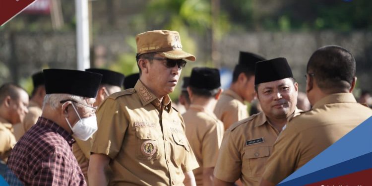 Iskandar Kamaru: Ingatkan Kinerja dan Disiplin Kepada ASN saat Pimpin Apel Kerja