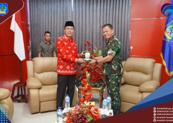 Danrem 131 Santiago Kunjungi Bolsel, Bupati Bolsel Siapkan 5 Hektar Lahan Makodim 1303 Bolsel