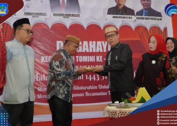 Bupati Bolsel Hadiri HUT Kecamatan Tomini ke-VI Sekaligus Peringatan Halal Bihalal