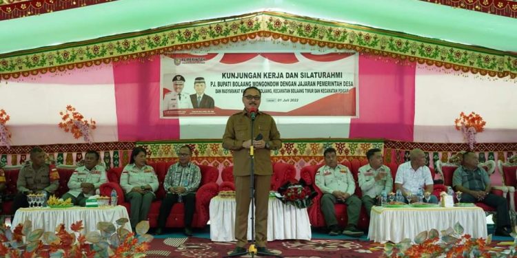 Giliran Kecamatan Bolaang Bersatu dan Poigar di Kunjungi Bupati Limi Mokodompit