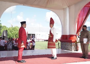 Pemkab Gelar Upacara HUT Kabupaten Bolsel ke-14 Tahun