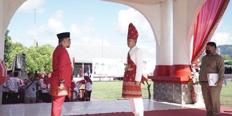 Pemkab Gelar Upacara HUT Kabupaten Bolsel ke-14 Tahun