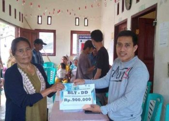 Pemdes Molobog Barat Salurkan BLT DD Tahap I