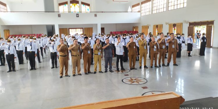 Bupati Boltim jadi Pemateri pada Pembukaan Latsar CPNS Boltim Golongan II dan III