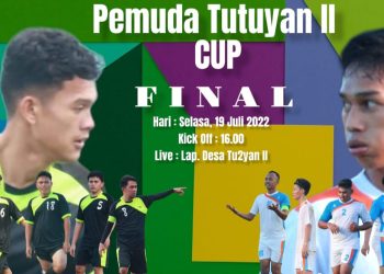 Ini Jadwal Babak Final Pemuda Tutuyan II Cup 2022