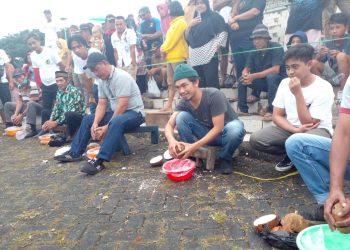 Desa Modayag II  Turut Meriahkan Lomba  Permainan Tradisional Langkadan KNPI Boltim