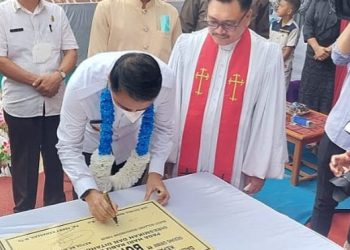 Bupati Boltim Hadiri Peresmian Gereja Jemaat Bukit Sion Desa Dodap